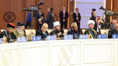 وزير الأوقاف يشهد الجلسة الافتتاحية للقمة الدولية الثامنة لزعماء الأديان بالعاصمة أستانا  4 وزير الأوقاف يشهد الجلسة الافتتاحية للقمة الدولية الثامنة لزعماء الأديان بالعاصمة أستانا