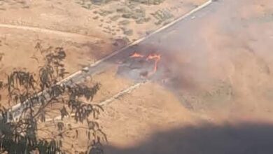 صحة لبنان : مقتل شخص في غارة إسرائيلية استهدفت سيارة على طريق الخردلي