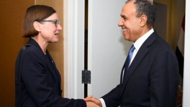 وزير الخارجية يلتقي مع رئيسة اللجنة الدولية للصليب الأحمر  