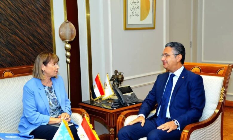 وزير التموين والتجارة الداخلية يلتقي المنسقة المقيمة للأمم المتحدة في مصر 1 وزير التموين والتجارة الداخلية يلتقي المنسقة المقيمة للأمم المتحدة في مصر