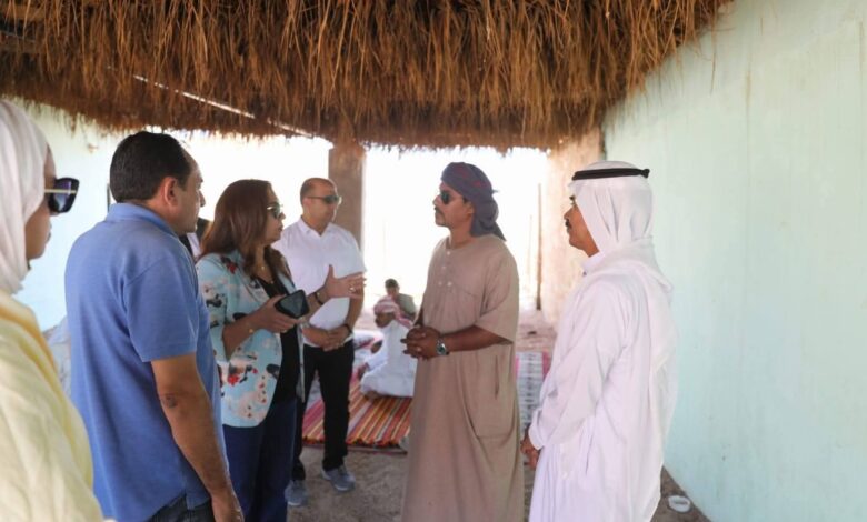 منال عوض "توجه بسرعة التنسيق لبحث الحلول لمشكلات أهالي وادي مجيرح بمدينة دهب