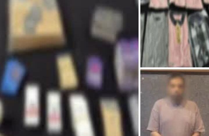 ضبط مالك مصنع "بدون ترخيص" لقيامه بتصنيع الملابس المقلدة بالقاهرة 1 ضبط مالك مصنع "بدون ترخيص" لقيامه بتصنيع الملابس المقلدة بالقاهرة