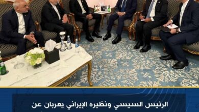 الرئيس السيسي ونظيره الإيراني يعربان عن رفضهما لمخطط تهجير الفلسطينيين من أرضهم