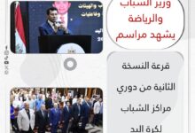  وزير الشباب والرياضة يشهد مراسم قرعة النسخة الثانية من دوري مراكز الشباب لكرة اليد