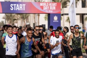  وزاره الشباب والرياضة بالعاصمة الإدارية تستضيف ١٠٠٠ مشارك في فاعلية اليوم العالمي لمرضى القلب
