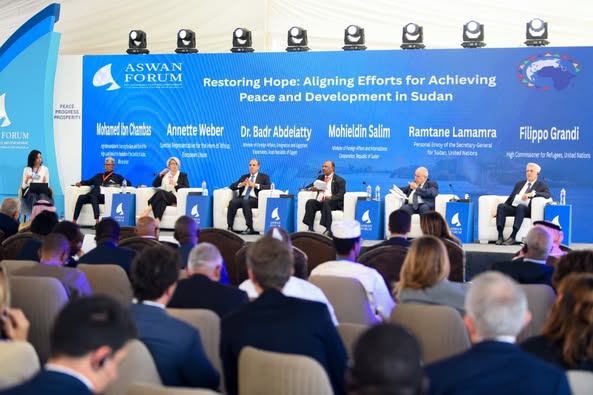  وزير الخارجية يشارك في جلسة حول جهود تحقيق السلام والتنمية في السودان خلال منتدى أسوان