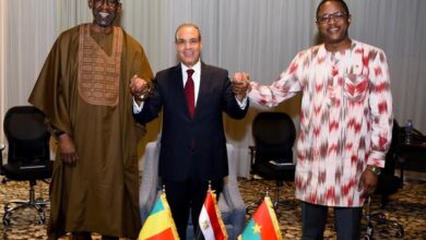 وزير الخارجية يعقد لقاءً ثلاثيًا مع نظيريه المالي والبوركيني على هامش منتدى أسوان للسلام 1 وزير الخارجية يعقد لقاءً ثلاثيًا مع نظيريه المالي والبوركيني على هامش منتدى أسوان للسلام