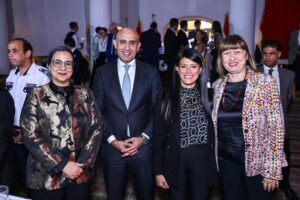 وزيرة التخطيط والتنمية الاقتصادية والتعاون الدولي تُشارك في احتفال السفارة الكورية باليوم الوطني