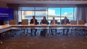  الدكتور محمد فريد رئيس هيئة الرقابة المالية يشارك في لقاء مع المجلس الأطلسي بأمريكا  