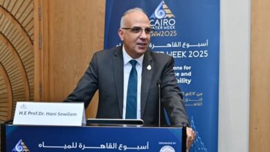 الدكتور سويلم يشارك في جلسة "تحلية المياه لأغراض الري" ضمن فعاليات "أسبوع القاهرة الثامن للمياه"