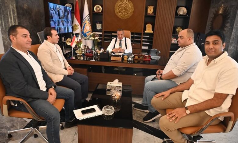 محافظ جنوب سيناء يستقبل رئيس مجلس إدارة هيئة الإسعاف المصرية