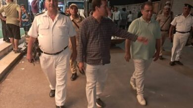 مركز شرطة المراغة ومجلس المدينة ينظمان حملة لضبط شوارع المراغة بسوهاج