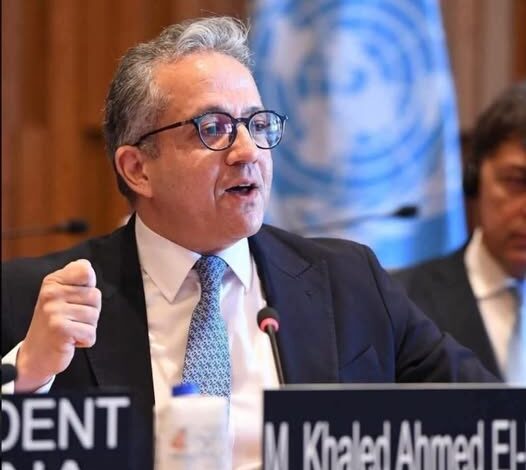 وزير التموين يهنئ الدكتور خالد العناني على فوزه التاريخي بمنصب مدير عام منظمة اليونسكو.