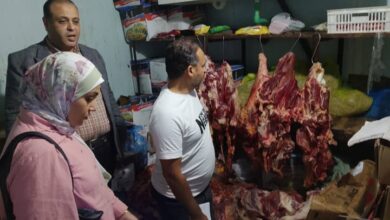 ضبط لحوم غير صالحة للاستهلاك الأدمى خلال حملة تموينية بشرق الإسكندرية