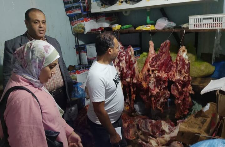 ضبط لحوم غير صالحة للاستهلاك الأدمى خلال حملة تموينية بشرق الإسكندرية
