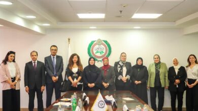 البرلمان العربي يعقد اجتماعًا مع ائتلاف البرلمانيات العربية لمناهضة العنف ضد المرأة