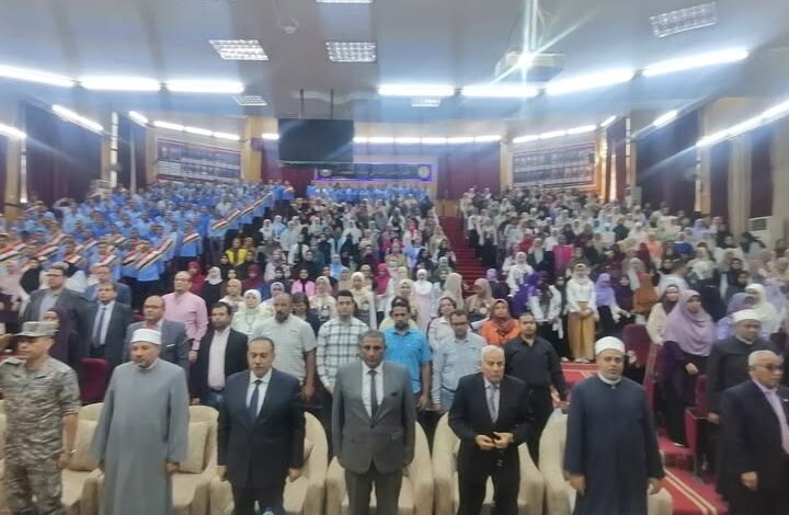 احتفال مجمع إعلام أسيوط بالتعاون مع جامعه الازهر بالذكري ال 52 لانتصارات أكتوبر