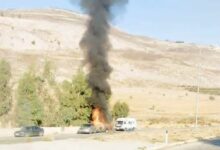 غارة جوية إسرائيلية تستهدف سيارة على طريق الجرمق - الخردلي جنوبي لبنان
