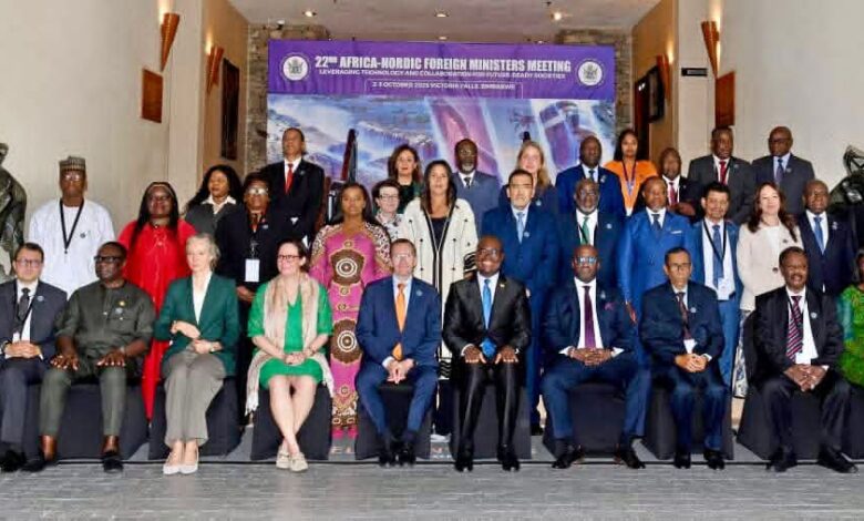 مساعد وزير الخارجية يشارك في افتتاح مؤتمر وزراء خارجية الدول الإفريقية والنوردية بزيمبابوي 1 مساعد وزير الخارجية يشارك في افتتاح مؤتمر وزراء خارجية الدول الإفريقية والنوردية بزيمبابوي
