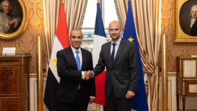 وزير الخارجية يثمن الدعم الفرنسي للمرشح المصري لمنصب مدير عام "اليونسكو" ‏‎