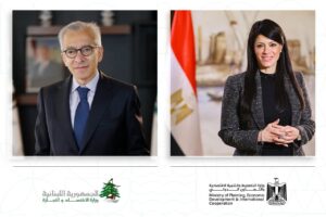 وزيرة التخطيط تُتابع مع نظيرها اللبناني استعدادات انعقاد الدورة العاشرة للجنة العليا 