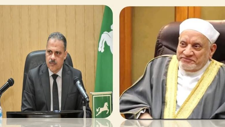 محافظ الشرقية ينعي الأستاذ الدكتور أحمد عمر هاشم عضو هيئة كبار العلماء بالأزهر الشريف 