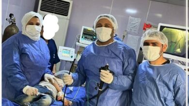 صحة الشرقية فريق مناظير الجهاز الهضمي بمستشفى أبوكبير ينقذ طفل ابتلع عملة معدنية