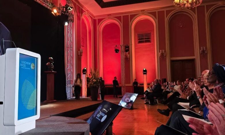 وزير الصحة يشهد حفل توزيع جائزة «فيركو» للصحة العامة في ألمانيا 1 وزير الصحة يشهد حفل توزيع جائزة «فيركو» للصحة العامة في ألمانيا