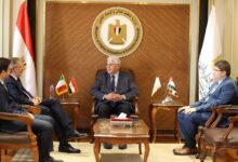 وزير التعليم العالي يستقبل السفير الإيطالي بالقاهرة