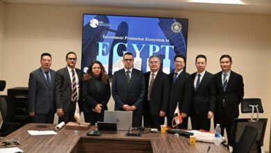 التمثيل التجاري المصري يستقبل وفداً من مجلس مقاطعة جيانجسو الصينية 