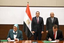 رئيس الوزراء يشهد توقيع اتفاقية تعاون بين الشركة المصرية لنقل الكهرباء وشركة "K&K" الإماراتية 