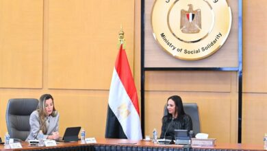 وزيرة التضامن الاجتماعي تفتتح فعاليات مائدة مستديرة تحت عنوان "تعزيز القدرات المؤسسية 
