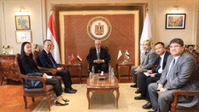 عاشور : يشهد الدورة العاشرة لاجتماع اللجنة المصرية الصينية المشتركة