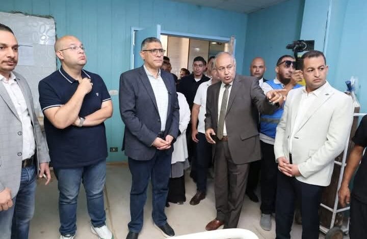محافظ الجيزة يتفقد مستشفى الواحات البحرية ويتابع مستوى الخدمات الطبية 1 محافظ الجيزة يتفقد مستشفى الواحات البحرية ويتابع مستوى الخدمات الطبية