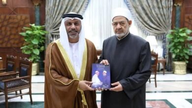 شيخ الأزهر يستقبل السَّفير الإماراتي الجديد لدى القاهرة ويتمنَّى له التوفيق في أداء مهامه