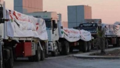 قافلة المساعدات الـ 58 من "زاد العزة" تدخل إلى الفلسطينيين بقطاع غزة