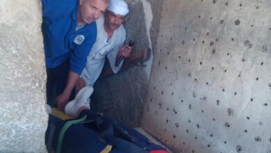 الصحة: إنقاذ ناجح لسائحة إسبانية أصيبت داخل هرم سنفرو المنحني بدهشور بالجيزة  12 الصحة: إنقاذ ناجح لسائحة إسبانية أصيبت داخل هرم سنفرو المنحني بدهشور بالجيزة