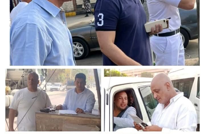 ضبط 40 مخالفة لسيارات السرفيس لتقسيم خطوط السير في الجيزة 1 ضبط 40 مخالفة لسيارات السرفيس لتقسيم خطوط السير في الجيزة