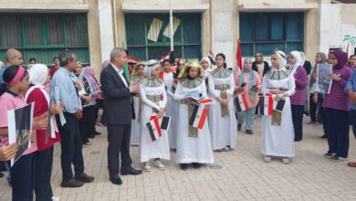 تخصيص فقرة الإذاعة المدرسية بطابور الصباح بمدارس الشرقية لغرس قيم الإنتماء 