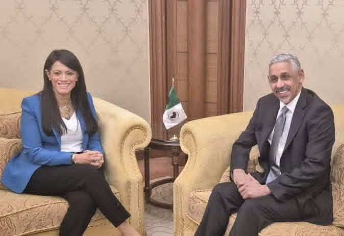 المشاط تعقد جلسة مباحثات مع رئيس بنك التنمية الأفريقي بالسعودية