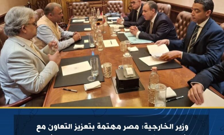 وزير الخارجية: مصر مهتمة بتعزيز التعاون مع الشركات الأجنبية لجذب المزيد من الاستثمارات 1 وزير الخارجية: مصر مهتمة بتعزيز التعاون مع الشركات الأجنبية لجذب المزيد من الاستثمارات