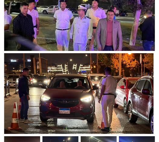 إنتشار موسع لرجال الأمن بالقاهرة الجديدة للحفاظ على الأمن والنظام العام