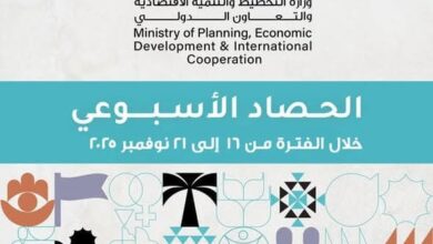 الحصاد الأسبوعي لأنشطة وفعاليات وزارة التخطيط والتنمية الاقتصادية والتعاون الدولي