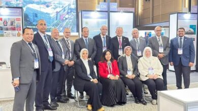 الدكتور عصام فرحات يستقبل نظيره بجامعة كوريا بجناح جامعة المنيا