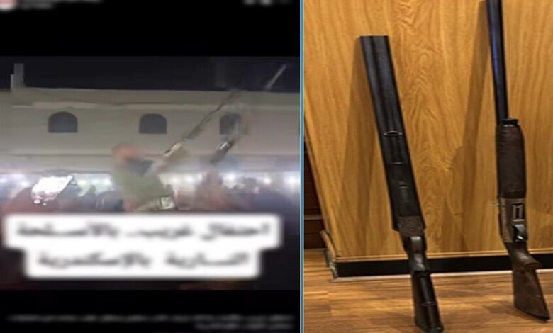 برلماني يثير جدلا بعد تداول فيديو إطلاقه أعيرة نارية والأمن يتدخل بالاسكندرية