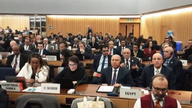 كامل الوزير يلقي كلمة مصر أمام الجمعية العامة للمنظمة البحرية المنعقدة فى لندن  