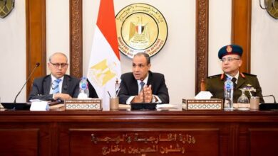 وزير الخارجية يستقبل الدارسين الأجانب في وفد كلية الدفاع الوطني بالأكاديمية العسكرية للدراسات العليا  