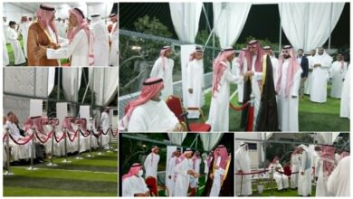 محافظ جدة وأمراء ووزراء يقدمون واجب العزاء لأسرة بن لادن في وفاة السيدة سحر بن لادن