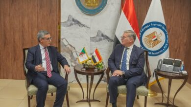  وزير البترول والثروة المعدنية يبحث مع سفير الجزائر تعزيز التعاون في مجالات البترول والغاز