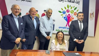 المشرف العام على "القومي للأشخاص ذوي الإعاقة" تستقبل وفدًا من أعضاء نادي هليوبوليس
